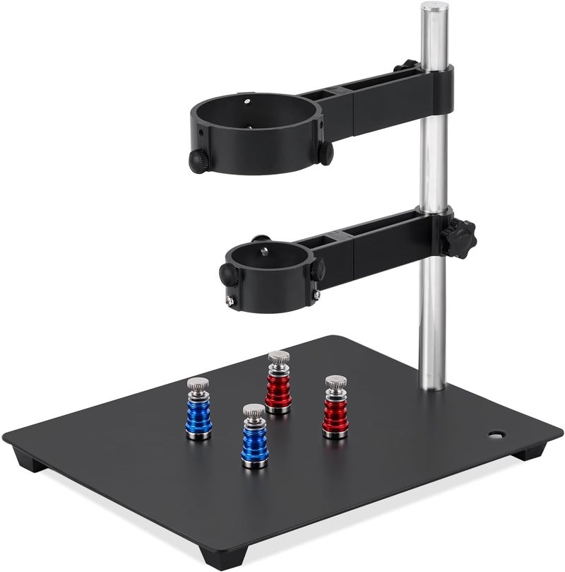Consfly Hot Air Gun Holder w/4 Flexible Magnetic Columns, Air Heat Hand-Piece Gun Clamp for PCB Circuit Board Rework Soldering - Image 1